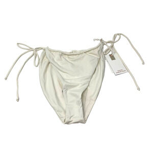 Good American‎ Tiny Ties Swim Bottom Ivory Size 2